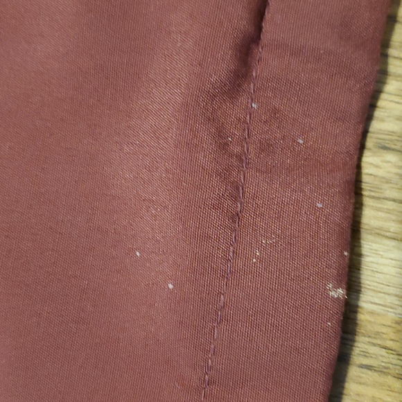 London Fog Wool Lined Chore Jacket Barn Jacket VTG Womens 10 Brick Red Corduroy - Picture 15 of 15